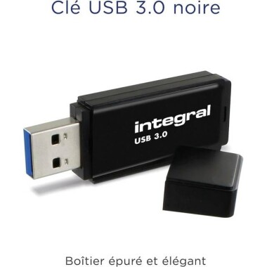 Robot Cube Black U307 Push And Pull U Disk USB3.0 256GB - 3