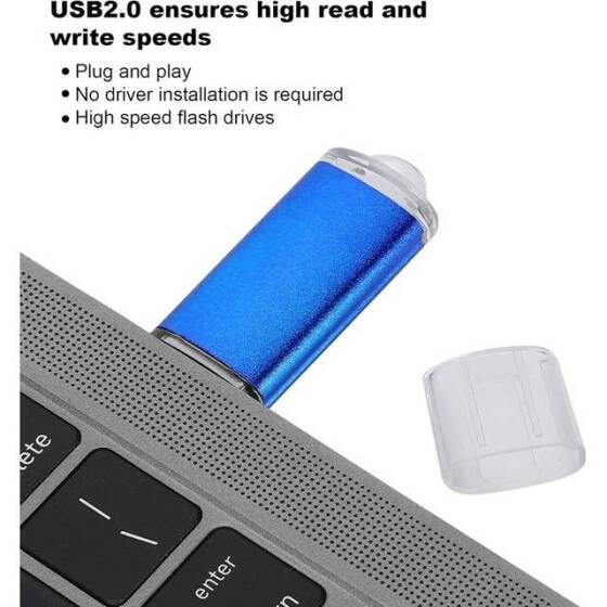 Robot Cube Blue U102 MINI Bidding U Disk USB2.0 1GB - 2