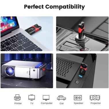 Robot Cube Gray U309 High-Speed Solid State U Disk USB3.2 64GB - 5