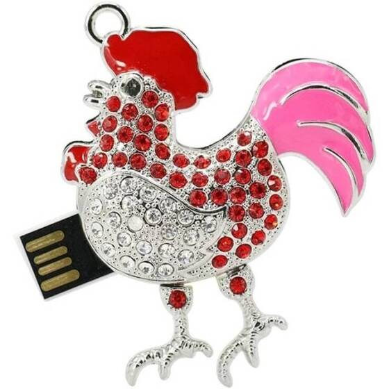 Robot Cube Pink U102 Bidding U Disk USB2.0 4GB - 3