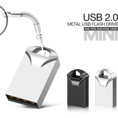 Robot Cube Silver U101 MINI Waterproof U Disk USB2.0 1GB - 5