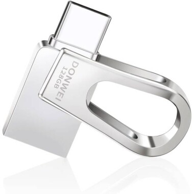 Robot Cube Silver U305 360° Rotate U Disk USB3.2 128GB - 1