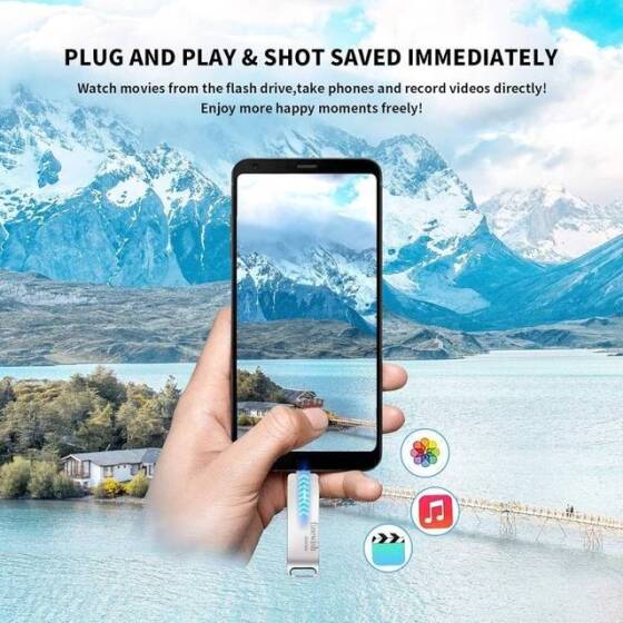 Robot Cube Silver U306 High-Speed Waterproof U Disk USB3.0 32GB - 5