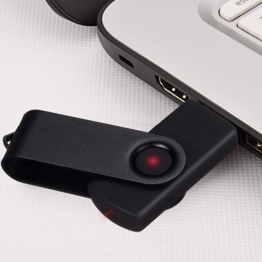 Robot Cube U103 Black ABS 360° Rotate U Disk USB2.0 64GB - 4