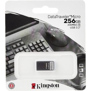 Robot Cube U402 Silver USB3.2 Gen1+Micro U Disk 256GB - 1