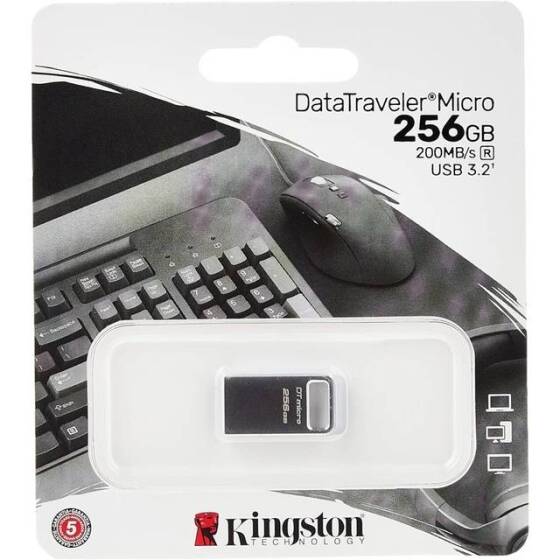 Robot Cube U402 Silver USB3.2 Gen1+Micro U Disk 256GB - 1