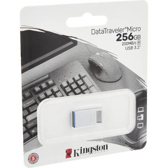 Robot Cube U402 Silver USB3.2 Gen1+Micro U Disk 256GB - 2