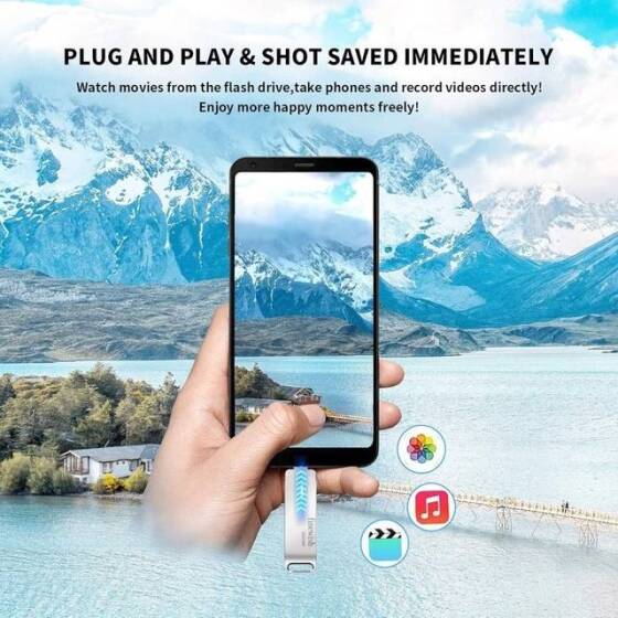 Robot Cube U403 Silver USB3.2 Gen1+Micro U Disk 32GB - 5