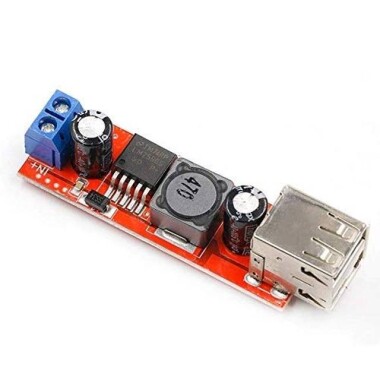 Roll Over image to Zoom in e-INFINITY Dual USB Output 9V / 12V / 24V / 36V Car Charger Switch 5V DC-DC Power Supply Module 3A Buck Regulator (1) - 4