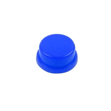 Round Cap For Square Tactile Switch For 12x12x7.3mm Square Switch Blue Color - 2
