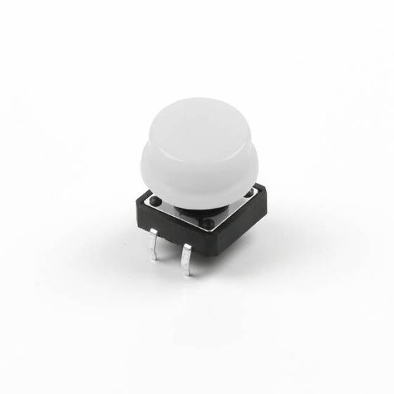 Round Cap For Square Tactile Switch For 12x12x7.3mm Square Switch white Color - 2
