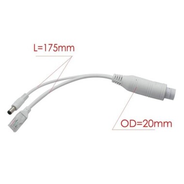 SDAPO FS5712W White Waterproof 100M PoE Splitter 12V - 2