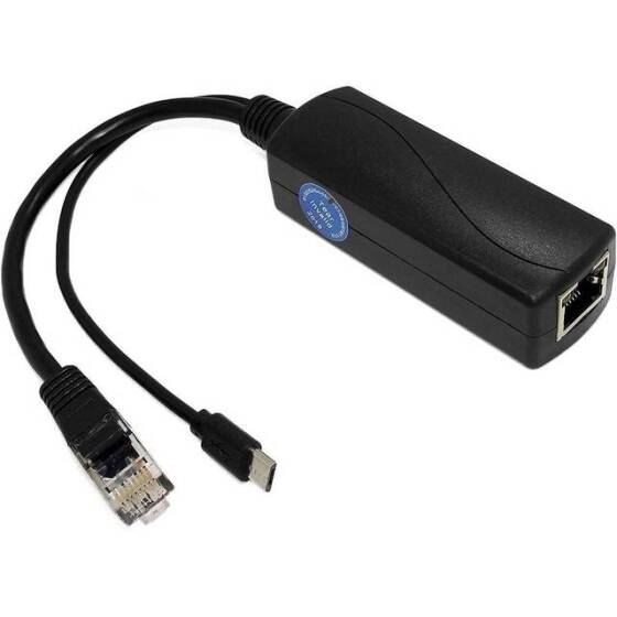 SDAPO Mirco USB 100M PoE Splitter 48V To 5V 3A - 1