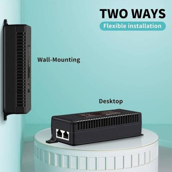 SDAPO PSE60G 60W Gigabit PoE Injector CN Plug - 5