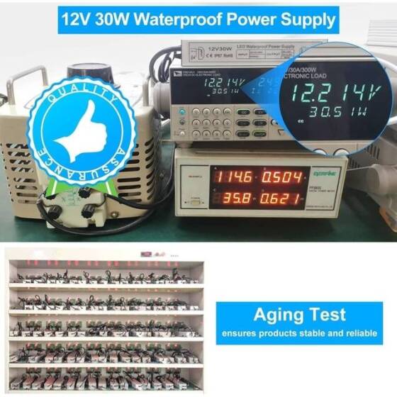 Silver Waterproof Power Supply 30W 12V 2.5A - 3