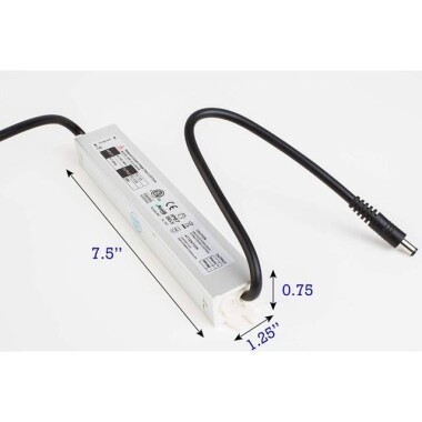 Silver Waterproof Power Supply 36W 12V 3A - 2