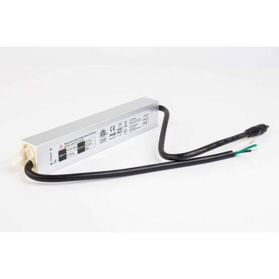 Silver Waterproof Power Supply 36W 12V 3A - 4