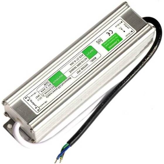 Silver Waterproof Power Supply 80W 24V 3.33A - 2