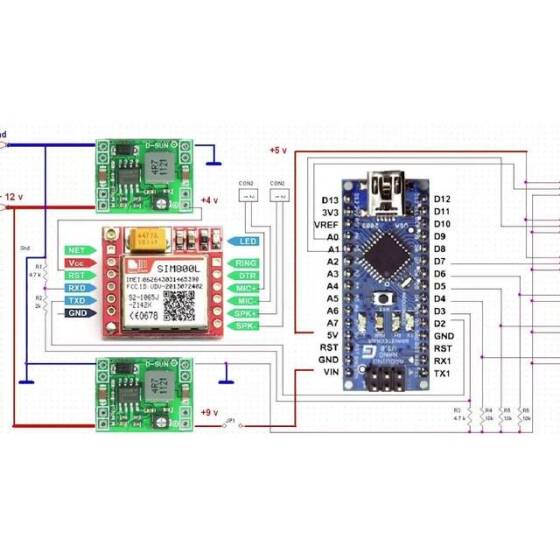 Smallest Sim800L GPRS GSM Module Micro Sim Card Core Board Quad-band TTL Serial Port With PCB Antenna - 4