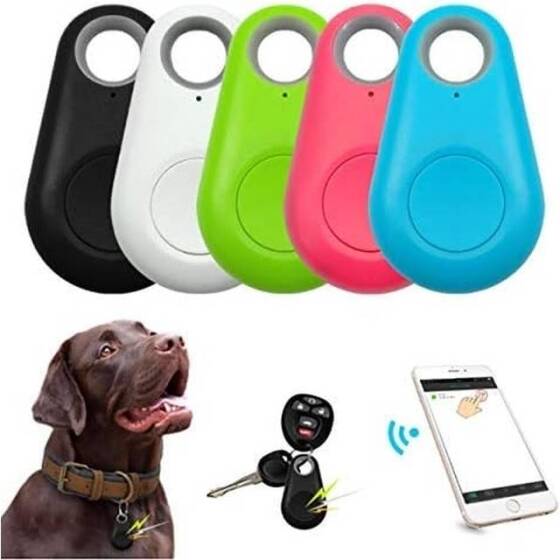 Smart Mini GPS Tracker Anti-Lost Waterproof Bluetooth Tracer For Pet Kids - Red (With CR2032 Battery) - 10