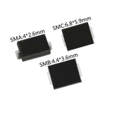 SMBJ17A DO-214AA (SMB) 17V 600W TVS Diode - 1