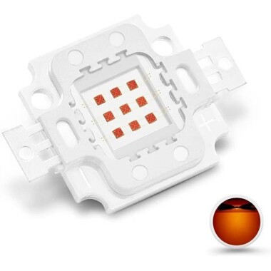 SMD 10W High Power LED Bulb Yellow - 1