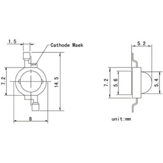 SMD 1W High Power LED Bulb Natural White - 4