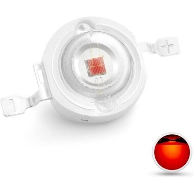 SMD 1W High Power LED Bulb Orange - 2