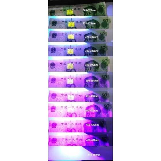 SMD 3W High Power LED Bulb 365-370nm Purple - 4