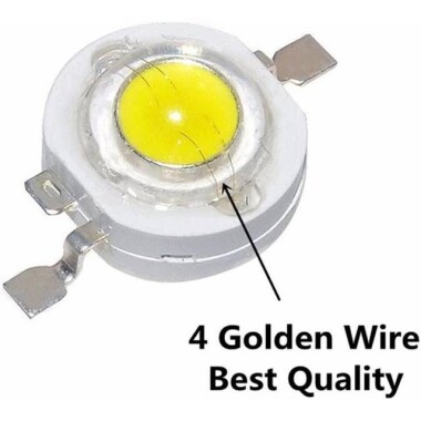 SMD 3W High Power LED Bulb Yellow - 4