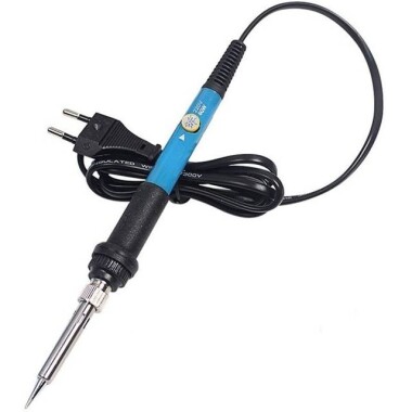 High Quality Adjustable Temperature Straight Plug Soldering Iron 60W Voltage Regulation Range 110-240V EU Plug 220V - 1