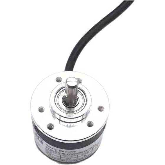 Solid Shaft D6mm DC5-24V 360 Pulses Incremental Photoelectric Rotary Encoder Push-Pull Output PNP F - 5