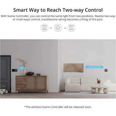 Sonoff M5-2C-86 Wifi Smart Wall Switch 86 Type 2 Gang EU Standard - 5