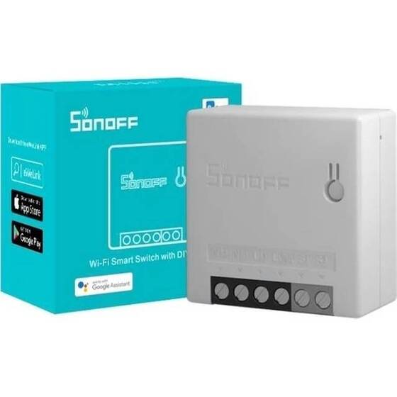 Sonoff MINI R2 DIY Smart Switch Wifi Dual Controller Timer Supports Alexa Voice Size: 4.8x4.6x3cm - 1