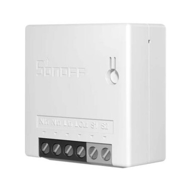 Sonoff MINI R2 DIY Smart Switch Wifi Dual Controller Timer Supports Alexa Voice Size: 4.8x4.6x3cm - 6