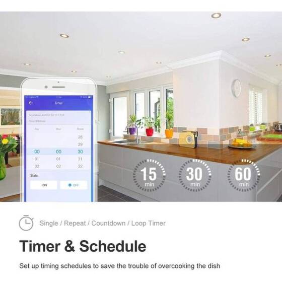 Sonoff RFR2 Smart Home WiFi Mobile Remote Control Siri Voice Control On/Off Switch 10A 433Mhz Version - 12
