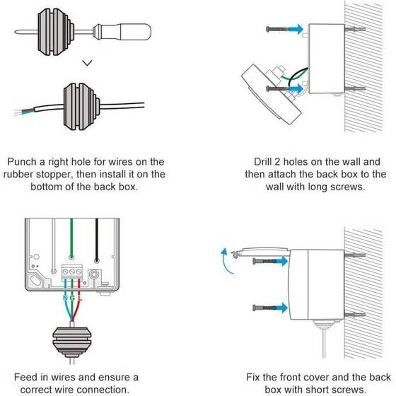 Sonoff S55TPE-FR Wi-Fi Smart Waterproof Socket Outdoor Use For Smart Home System FR Plug - 5