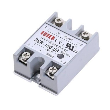 SSR-100DA Solid State Relay (DA Means Direct Current Controlled Alternating Current) - 1