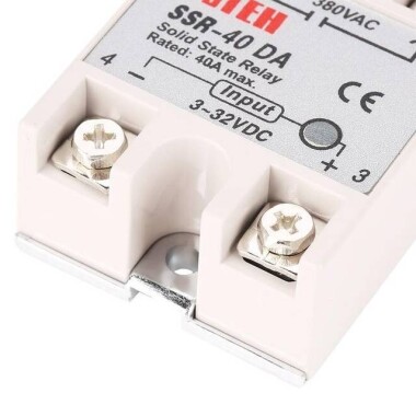 SSR-40DA 40A Temperature Control Solid State Relay (DA Means Direct Current Controlled Alternating Current) - 3