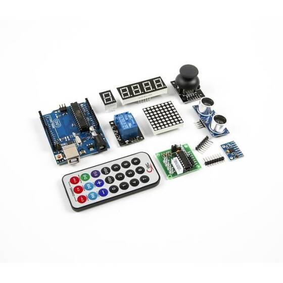 Starter KIT 1 Upgrade Version Plastic Case US Plug Without Battery UNO R3 Without Logo - 5