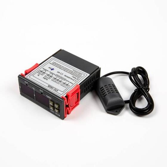 STC-3028 DC24V Dual Display Dual Temperature Adjustable Temperature Controller With 1M Cable - 12