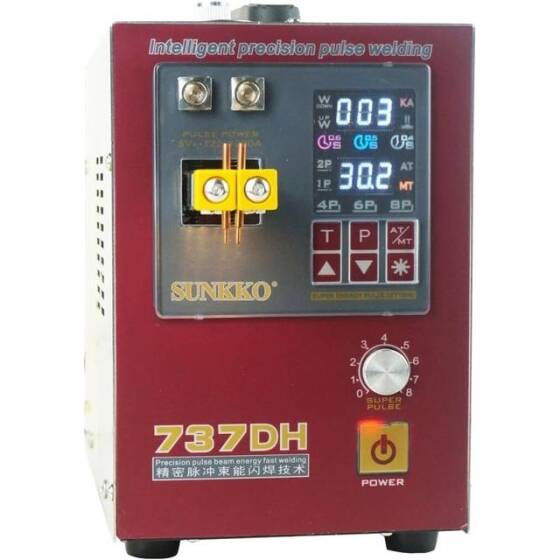 SUNKKO 737DH 4-3KW 18650 Battery Pulse Spot Welder With 70B Spot Welding Pen EU Plug 220V - 1