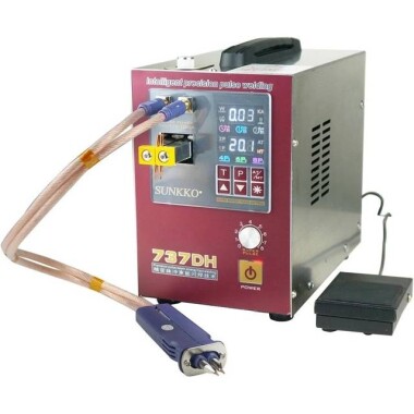 SUNKKO 737DH 4-3KW 18650 Battery Spot Welder With 70B Spot Welding Pen UK Plug 220V - 2