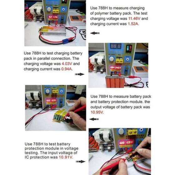 SUNKKO 788H-USB 18650 Battery Pulse Spot Welder UK Plug 220V - 3