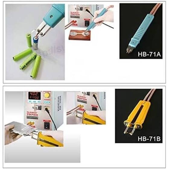 SUNKKO 797DH Foot Pedal DeskTop Spot Welding Machine +70B Welder Pen US Plug 110V - 2