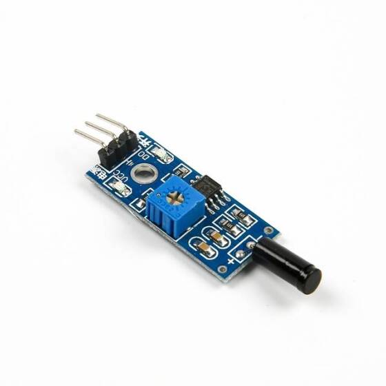 SW1801P 3 Pin Normally Open Vibration Sensor Module - 3
