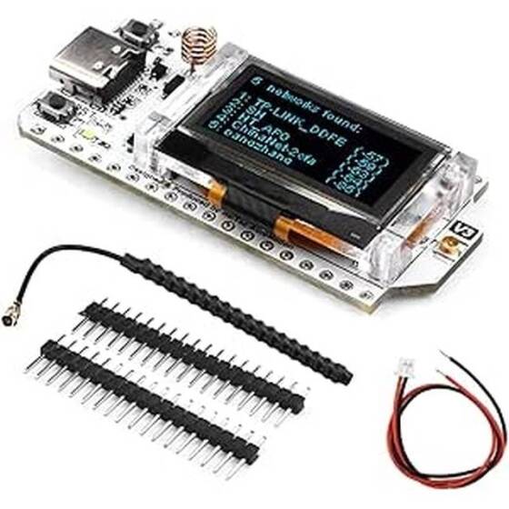 SX1262 ESP32 0.96 Inch Blue Oled Display Bluetooth WIFI Kit 32 Module IOT Development Board For Ardu w/ Antenna 868-915mhz - 1