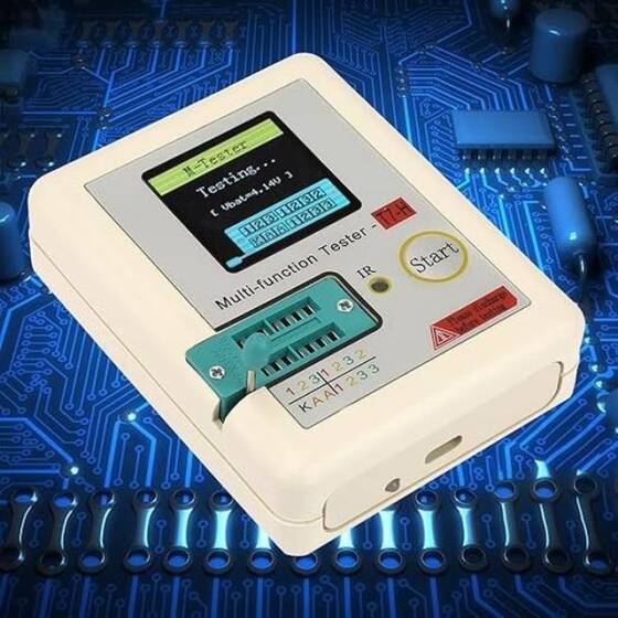 TC-T7-H TFT Transistor Tester Diode Triode Capacitance Graphic Display Multifunction Automatic Calibration Detector - 3