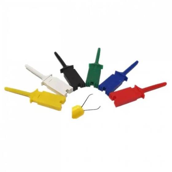 Test Hooks Clip For Logic Analyzers Red - 3