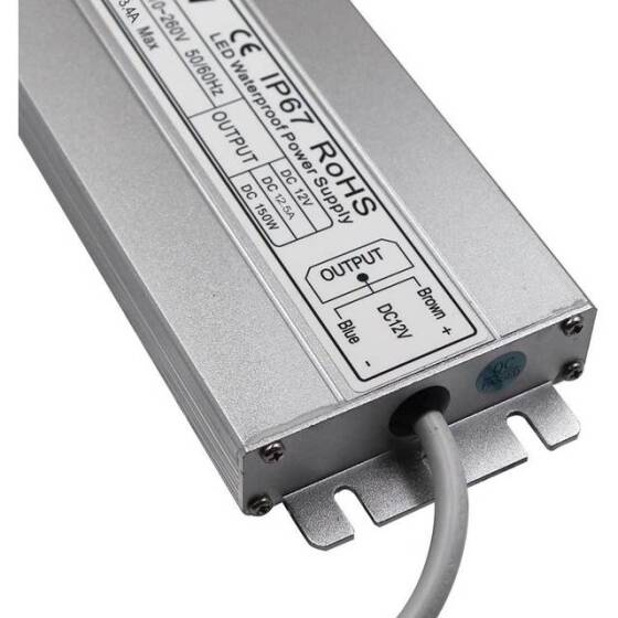 TG150W 12V Led SCR Indoor Dimming Power Supply Size: 288x49x30mm - 2